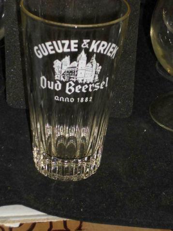 Gueuze.Kriek.Lambic.Oud Beersel.Chapeau De Troch. D 68, Enlèvement ou Envoi, Comme neuf, Verre ou Verres, Autres marques