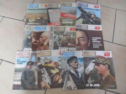 12 revues " Le journal de la France " Les années 40, Boeken, Tijdschriften en Kranten, Gelezen, Overige typen, Ophalen of Verzenden
