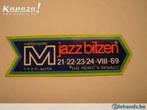 Sticker Jazz Bilzen 1969, Ophalen of Verzenden, Zo goed als nieuw