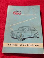 FIAT 600 notice d'entretien, Enlèvement ou Envoi