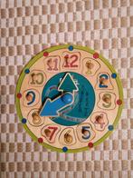 Puzzel de klok met beweegbare wijzers, Ophalen, Gebruikt, 10 tot 50 stukjes, Van hout
