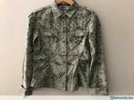 Kaki bedrukt hemd maat 152, Ophalen of Verzenden, Gebruikt, Meisje, Shirt of Longsleeve