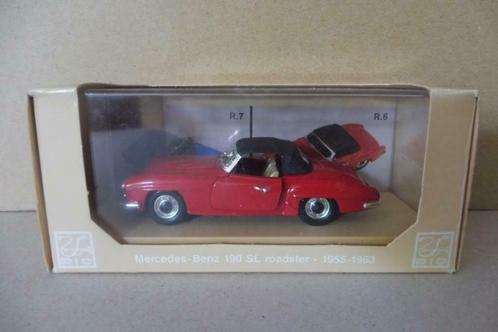 1:43 Rio R6 Mercedes Benz 300 SL Roadster 1955-1963 red, Hobby & Loisirs créatifs, Voitures miniatures | 1:43, Comme neuf, Voiture