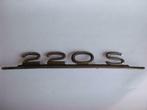 Logo de plaque de marque emblème MERCEDES 220S + -1954, Utilisé, Enlèvement ou Envoi, Mercedes-Benz