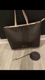Te koop handtas “Calvin Klein”, Handtassen en Accessoires, Tassen | Damestassen, Ophalen of Verzenden, Zo goed als nieuw, Bruin