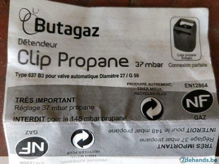 Butagaz/Antargaz/Calypso gas ontspanner, Caravans en Kamperen, Kampeeraccessoires, Nieuw