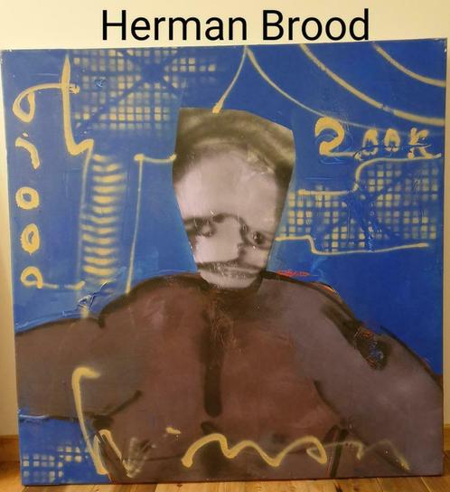 Schilderij 200K van Herman Brood, Antiek en Kunst, Kunst | Schilderijen | Abstract, Ophalen