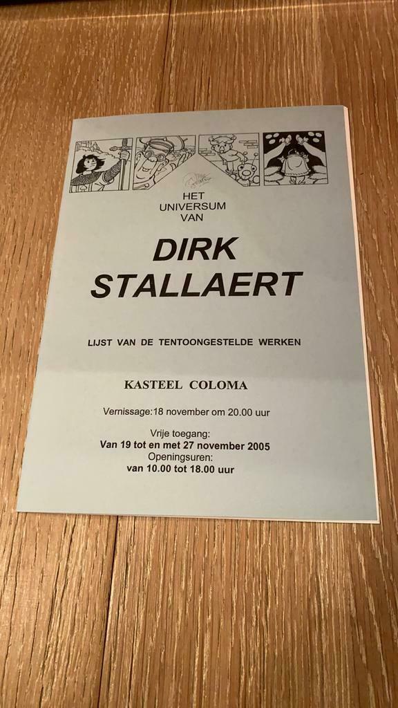 Dirk stallaert, brochure tentoonstelling 2005, Ophalen, Nieuw