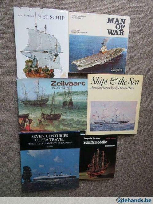 lot boeken scheepvaart, Livres, Transport, Utilisé, Enlèvement ou Envoi