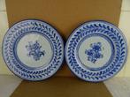 Vintage wandborden Spaans wandbord Talabricense Talavera 2x, Antiek en Kunst, Antiek | Wandborden en Tegels, Ophalen of Verzenden