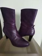 Mauve Laarzen hoge hak dames volledig leder VOLTAN M40, Kleding | Dames, Schoenen, Overige kleuren, Voltan, Ophalen of Verzenden