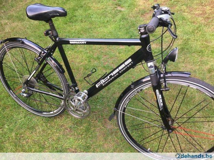 ✅Fiets Fitness  Suspension Comfort 28” ✅, Fietsen en Brommers, Fietsen | Racefietsen, Gebruikt, Overige merken, Meer dan 20 versnellingen