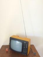 Mini TV jaune des années 1970 Siemens FK417 TV portable noir, Autres marques, Moins de 40 cm, Utilisé, Enlèvement ou Envoi