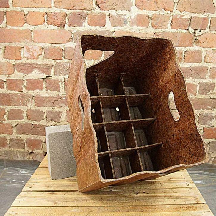 Vintage flessenkrat 2019216, Antiek en Kunst, Curiosa en Brocante, Ophalen