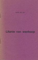 Gerd De Ley, Litanie van wanhoop., Boeken, Ophalen of Verzenden, Nieuw, Eén auteur