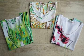 Shirts KM Onado Medium dames NIEUW, Neuf, Manches courtes, Taille 38/40 (M), Onado