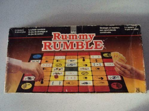 "Rummy Rumble" Prima Staat anno 1985., Hobby & Loisirs créatifs, Jeux de société | Autre, Utilisé, Enlèvement ou Envoi