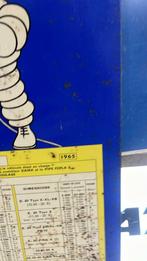 Michelin banden reclamebord 1965, Verzamelen, Reclamebord, Gebruikt, Ophalen of Verzenden