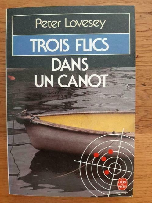 Trois flics dans un canot - Peter Loversey, Livres, Thrillers, Comme neuf, Enlèvement ou Envoi