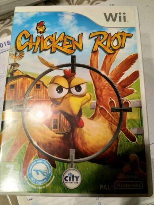 chicken riot - speelt ook op wii u, Games en Spelcomputers, Games | Nintendo Wii, Zo goed als nieuw, Ophalen of Verzenden
