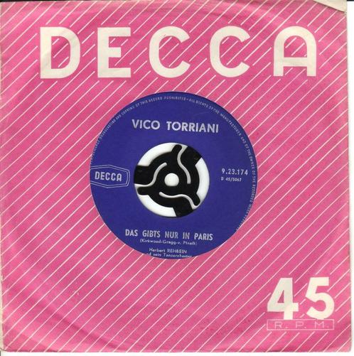 VINYL 45T - VICO TORRIANI, Cd's en Dvd's, Vinyl | Pop, 1960 tot 1980, Overige formaten, Ophalen of Verzenden