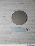 Glazen tablet 45 cm met bevestigingen, Huis en Inrichting, Woonaccessoires | Spiegels, Gebruikt