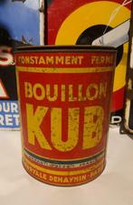 Ancienne boite ronde Bouillon Kub années 30, Autres marques, Utilisé, Autre