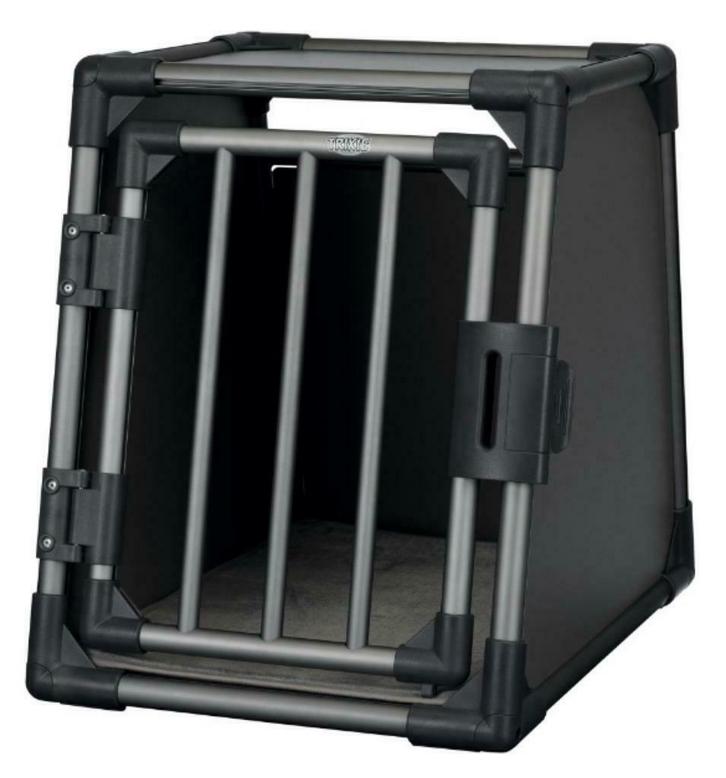 Boîte de transport en aluminium Graphite Small, Animaux & Accessoires, Maisons pour chiens, Neuf, Chenil chien, Moins de 65 cm