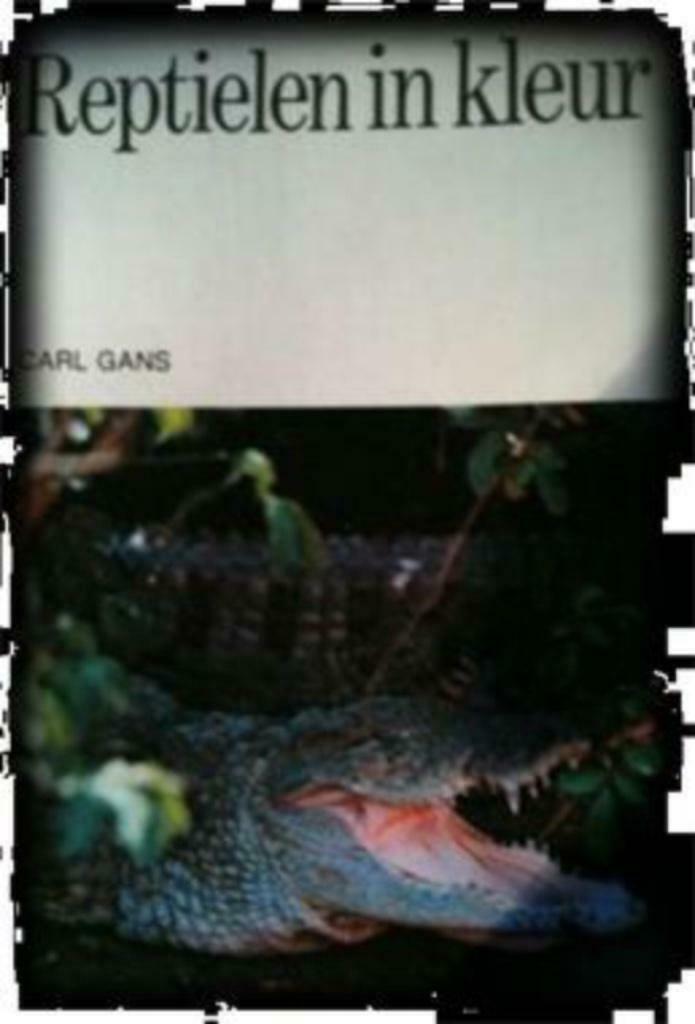 Reptielen in kleur, Carl Gans, Boeken, Dieren en Huisdieren, Gelezen, Reptielen of Amfibieën, Ophalen of Verzenden