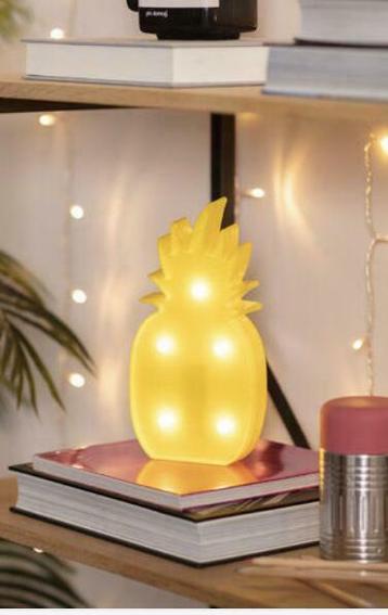 Ananas lumineux 13x25 cm, Neuf, Autres matériaux, Moins de 50 cm