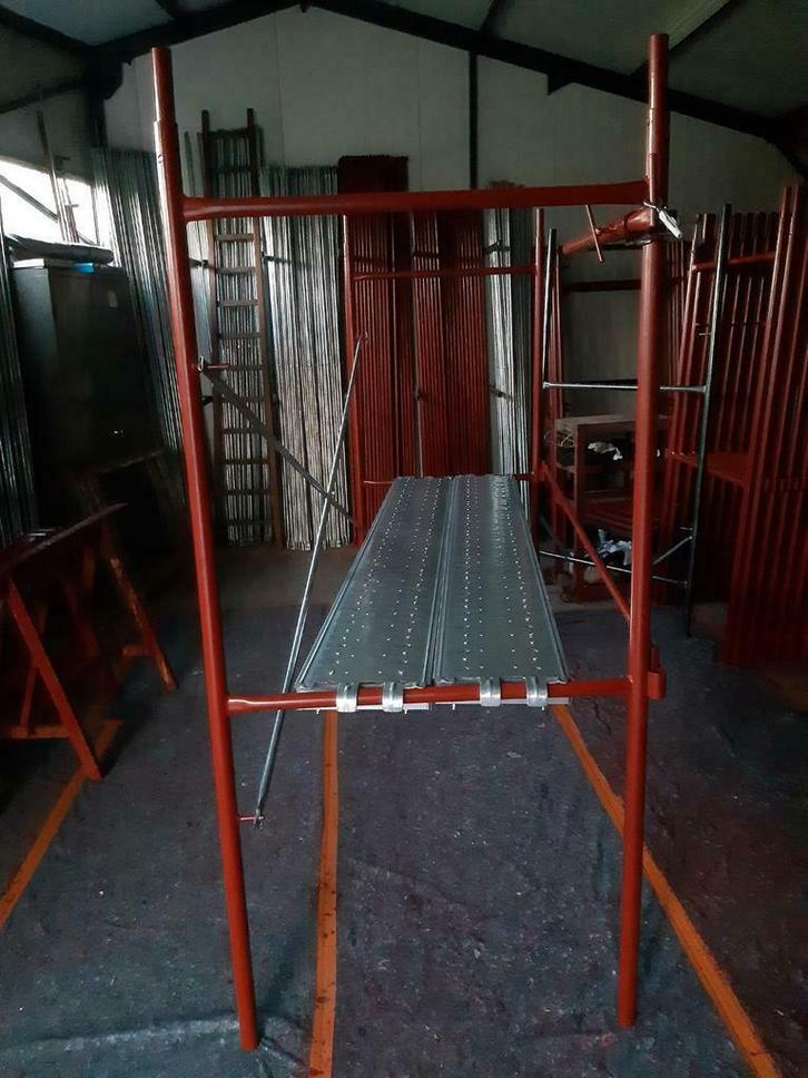 Stelling 50m2 (7.5 op 7.5m ), Doe-het-zelf en Bouw, Steigers, Nieuw, Ophalen