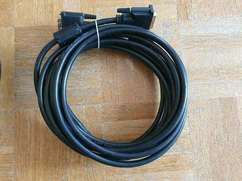 Câble DVI (DVI-D Dual Link) 5 mètres, Computers en Software, Pc- en Netwerkkabels, Zo goed als nieuw, Ophalen of Verzenden