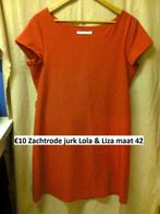 Zachtrode jurk Lola & Liza, Comme neuf, Taille 42/44 (L), Rouge, Enlèvement ou Envoi