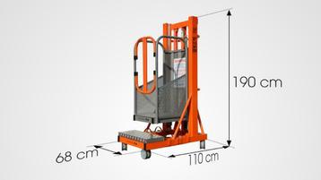 Up Lift Compacte Hoogwerker werkhoogte 500 cm, licht gewicht beschikbaar voor biedingen