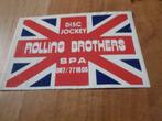oude sticker disc jockey rolling brothers spa dj, Envoi, Neuf