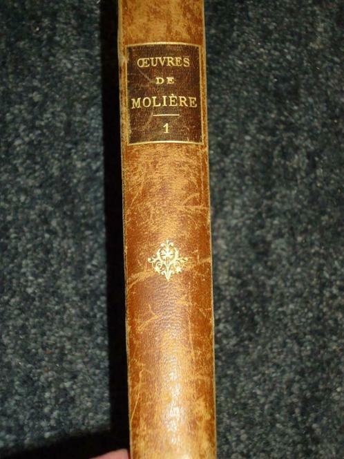 oeuvres de MOLIERE Tome1 d'après l'édition 1734 Brodard Pari, Antiek en Kunst, Antiek | Boeken en Manuscripten, Ophalen of Verzenden