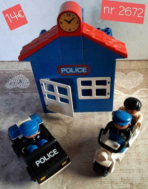 Duplo: set nr 2672: politiestation, Enfants & Bébés, Jouets | Duplo & Lego, Comme neuf, Duplo, Enlèvement ou Envoi