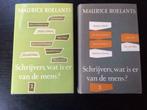 Maurice Roelants. Schrijvers, wat is er van de mens. 2 delen, Boeken, Ophalen, Zo goed als nieuw