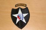 US WW2 lot patch "Airborn" kopie, Verzamelen, Verzenden, Landmacht, Embleem of Badge