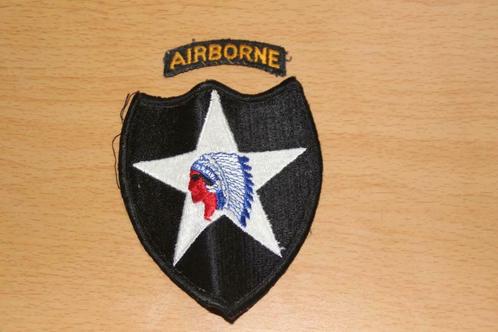US WW2 lot patch "Airborn" kopie, Verzamelen, Militaria | Tweede Wereldoorlog, Landmacht, Embleem of Badge, Verzenden