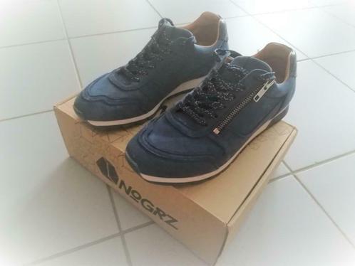 NoGRZ Lederen Dames Sneakers, Kleding | Dames, Schoenen, Zo goed als nieuw, Sneakers, Blauw, Ophalen