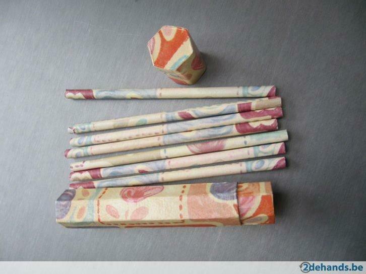 koker met 7 potloden, nieuw, Huis en Inrichting, Woonaccessoires | Overige, Nieuw