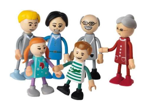 Playtive poppenfamilie compleet in doos, Collections, Maisons de poupées & Accessoires, Neuf, Autres types, Envoi