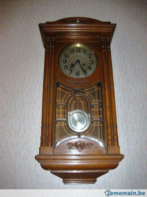 Ancienne horloge murale - régulateur (1900), Huis en Inrichting, Woonaccessoires | Klokken, Gebruikt