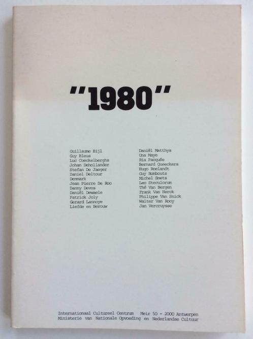 "1980" (ICC, 1980), Livres, Art & Culture | Arts plastiques, Enlèvement ou Envoi