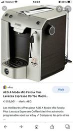 Aeg Lavazza espresso machine met melkopschuimer, Comme neuf, Enlèvement ou Envoi