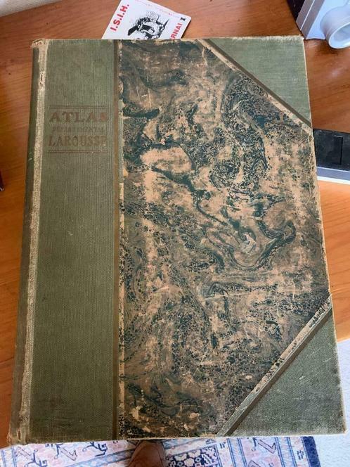 Atlas Departmental Larousse Copyright 1914 oud boek, Boeken, Atlassen en Landkaarten, Gelezen, Overige atlassen, Frankrijk, 1800 tot 2000