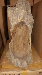 racine de teck sculptée avec un visage de Bouddha 40 cm mini, Antiquités & Art, Art | Sculptures & Bois, Enlèvement ou Envoi