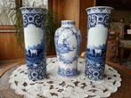 3 beaux vases de Delft, Antiquités & Art, Antiquités | Céramique & Poterie, Enlèvement