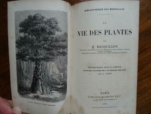 La vie des plantes par H.Bocquillon 1976, Antiquités & Art, Antiquités | Livres & Manuscrits, Enlèvement ou Envoi